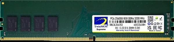 Twinmos Mdd48gb3200d, 8gb, Ddr4, 3200mhz, 1.2v Desktop Ram - Image 1