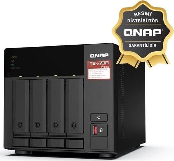Qnap Ts-473a-8gb Ram 4 Hdd Yuvalı Tower Nas (resmi Distribütör Garantili) - Image 1