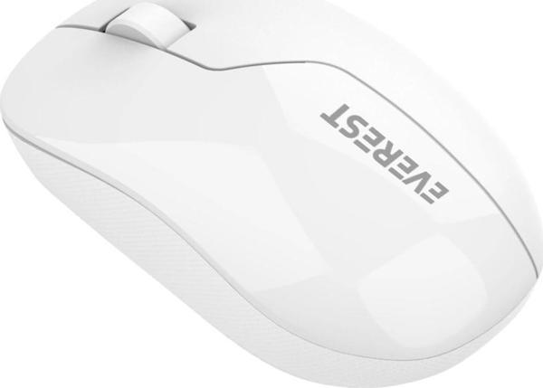 Everest Smw-973, Beyaz, Usb Nano 2,4g Kablosuz, 1200dpi, Optik, 4 Tuşlu, Mouse - Image 1