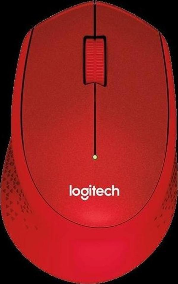 Logıtech 910-004911, M330 Kırmızı, Usb Nano 2,4g Kablosuz, 1000dpi, Optik, 3 Tuşlu, 24ay Pil Ömrü, S - Image 1