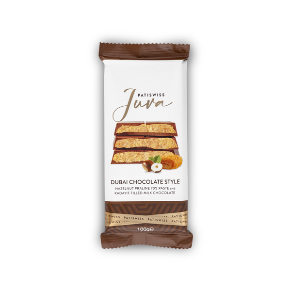 Juva Fındıklı ve Kadayıflı Dubai Çikolatası, 100G - Image 1