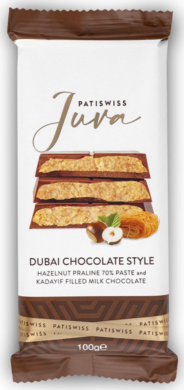 Juva Fındıklı ve Kadayıflı Dubai Çikolatası, 100G - Image 1