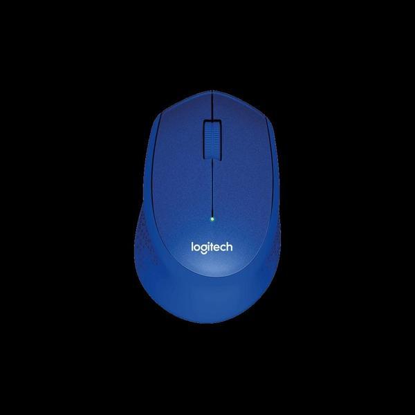 Logıtech 910-004910, M330 Mavi, Usb Nano 2,4g Kablosuz, 1000dpi, Optik, 3 Tuşlu, 24ay Pil Ömrü, Sess - Image 1