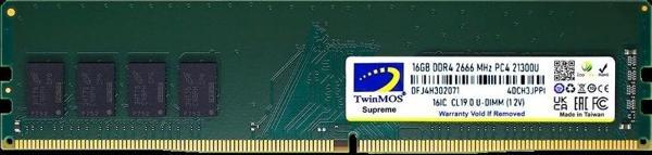 Twinmos Mdd416gb2666dwo, 16gb, Ddr4, 2666mhz, 1.2v Desktop Ram - Image 1