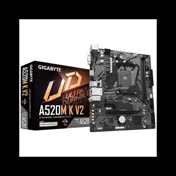 Gıgabyte A520m-k V2, 2xddr4, 1x M.2, D-sub, Hdmı, Am4 Soket Anakart - Image 1