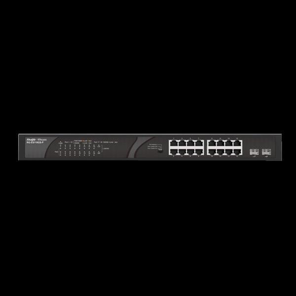 Ruijie-reyee Rg-es118gs-p 16xge 2xge F.gigabit 247w Poe Switch - Image 1