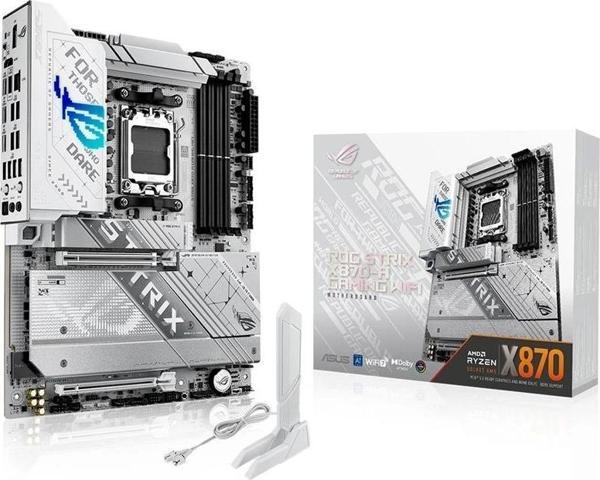 Asus Rog Strıx X870-a Gamıng Wıfı Ddr5 8000mhz 1xhdmı 1xdp 4xm.2 2xusb4 Am5 Atx (amd Am5 9000/8000/7 - Image 1