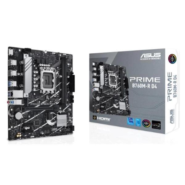 Asus Prıme B760m-r D4 Ddr4 5333mhz 1xhdmı 2xm.2 Usb 3.2 Matx 1700p (12. / 13. Ve 14. Nesil İşlemci İ - Image 1