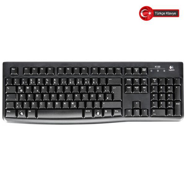 Logıtech K120, 920-002505, Usb Kablolu, Türkçe Q, Standart Klavye - Image 1