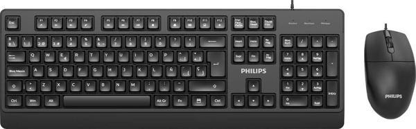 Phılıps Kablolu Klavye&mouse Set Spt6247b Siyah - Image 1