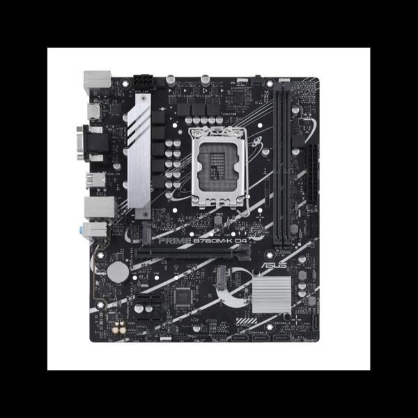 Asus Prıme B760m-k D4, 2xddr4, 2x M.2, D-sub, Hdmı, 12-13.14.nesil, Lga1700 Soket, Anakart - Image 1