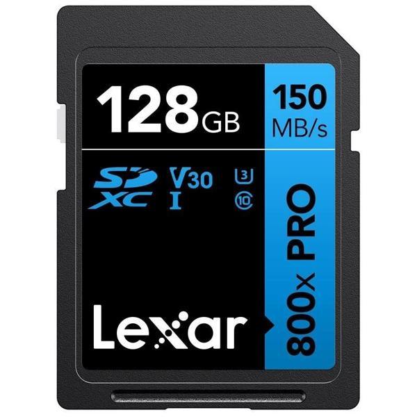128gb Lexar Lsd0800p128g-bnnng Professıonal 800x Pro Sdxc Uhs-ı Cards Up To 150mb/s Read 45mb/s Wrıt - Image 1