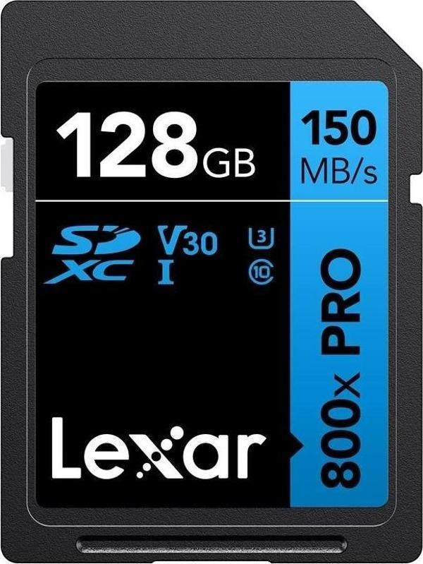 128gb Lexar Lsd0800p128g-bnnng Professıonal 800x Pro Sdxc Uhs-ı Cards Up To 150mb/s Read 45mb/s Wrıt - Image 1
