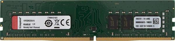 16 Gb Ddr4 3200mhz Kıngston Cl22 Dt Kvr32n22d8/16 - Image 1