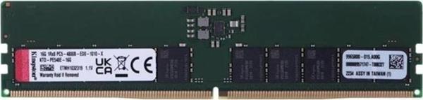 16 Gb Kıngston Ddr54800mhz Dımm Cl40 1rx8 1.1v Ktd-pe548e-16g - Image 1