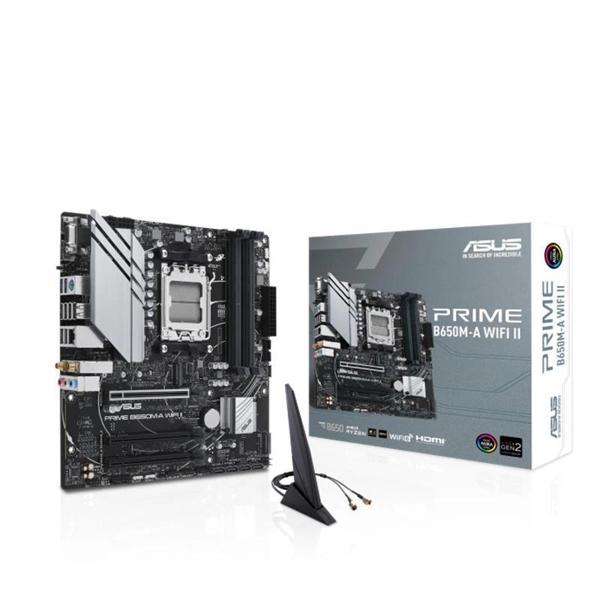 Asus Prıme B650m-a Wıfı Iı Ddr5 6400mhz 1xvga 1xhdmı 1xdp 2xm.2 Usb 3.2 Matx Am5(amd Am5 9000/8000/7 - Image 1