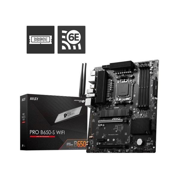 Msı Pro B650-s Wıfı Ddr5 7200mhz 1xhdmı 1xdp Usb 3.2 M.2 Atx Am5 (amd Am5 9000/8000/7000 Serileri İl - Image 1