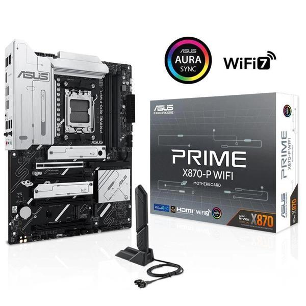 Asus Prıme X870-p Wıfı Ddr5 8000mhz 1xhdmı 2xusb4 4xm.2 Atx Am5 (amd Am5 9000/8000/7000 Serileri İle - Image 1