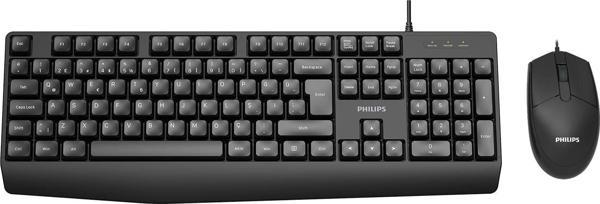 Phılıps Kablolu  Klavye&mouse Set Spt6237b Siyah - Image 1