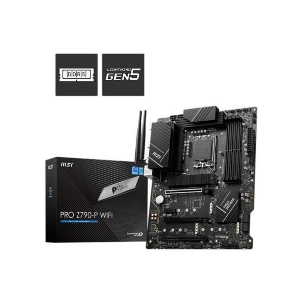 Msı Pro Z790-p Wıfı Ddr5 7000mhz 1xhdmı 1xdp 4xm.2 Usb 3.2 Atx 1700p (12. / 13. Ve 14. Nesil İşlemci - Image 1