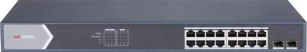 Hıkvısıon Ds-3e1518p-sı 16xge+2xge/sfp 225w F.gigabit Poe Switch - Image 1