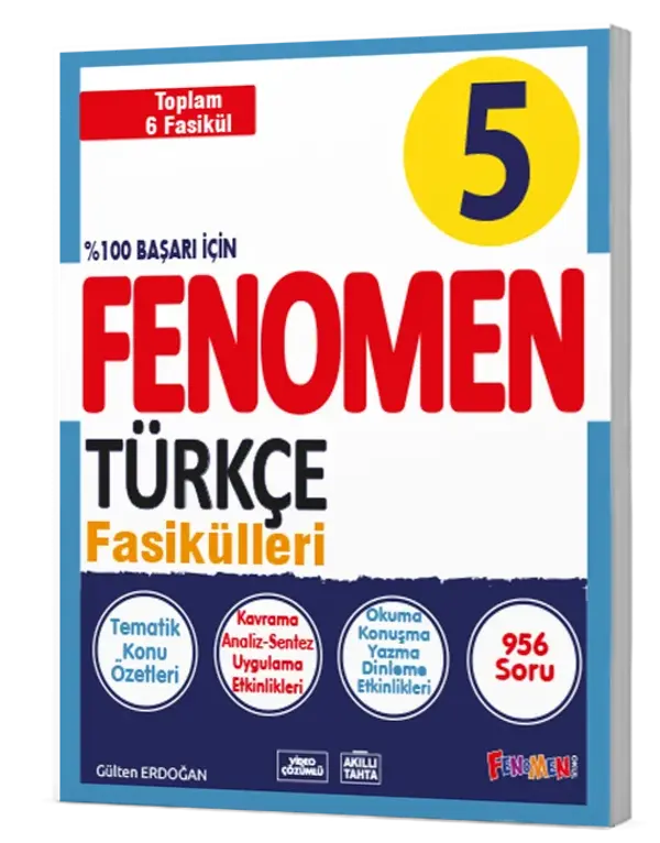 Fenomen 5. Sınıf Türkçe Fasikülleri Seti Fenomen Yayınları - Fenomen Yayıncılık - Image 1