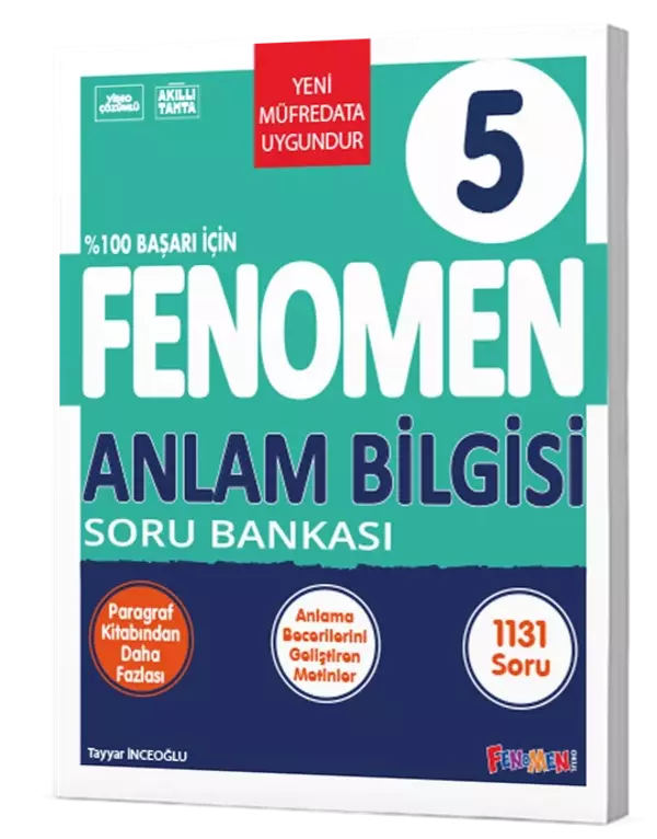 Fenomen 5. Sınıf Anlam Bilgisi Soru Bankası Fenomen Yayınları - Fenomen Yayıncılık - Image 1