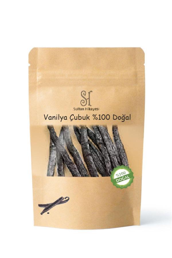 Sultan Hikayesi Vanilya Çubuk %100 Doğal Yeni Mahsul Vanilla Stick 12 Adet - Image 1