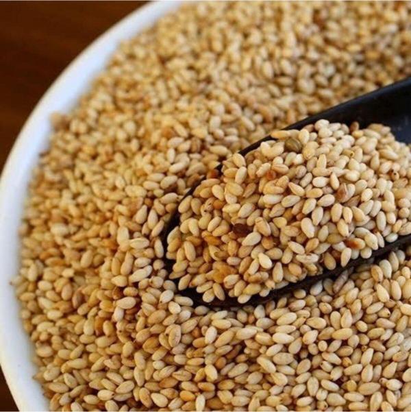 Helvacı Tahsin Gökova Altın Susam (Yerli Tohum) 1 Kg Kavrulmuş - Image 1