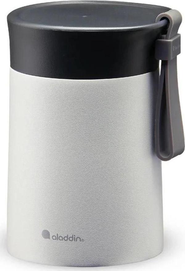 Aladdin Bistro Thermavac Paslanmaz Çelik Yemek Termosu 0,40 LT - Gri - Image 1