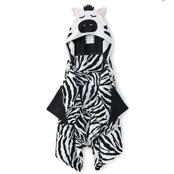 Havlu Denizi Ev Tekstil Ürünleri Zebra Figürlü Havlu Panço - Image 1