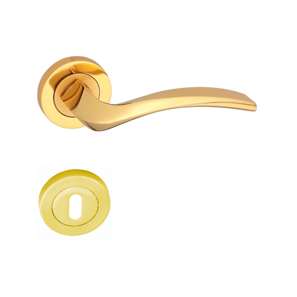 Arpat Trend Yuvarlak Rozetli Oda Kapı Kolu Altın ( Sarı ) - Image 1
