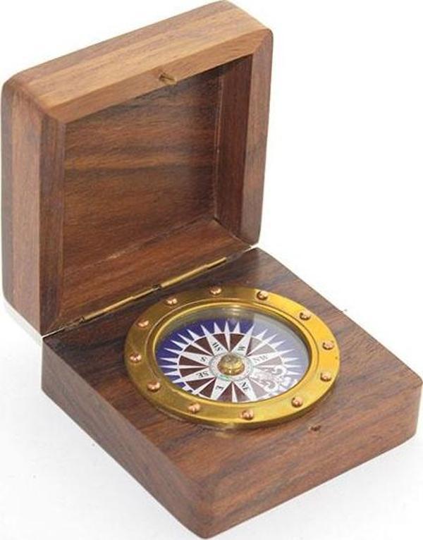 Kutulu Pirinç Pusula Model 2 - Image 1