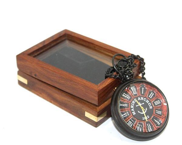 Ahşap Kutulu Köstekli Saat Model 2 - Image 1