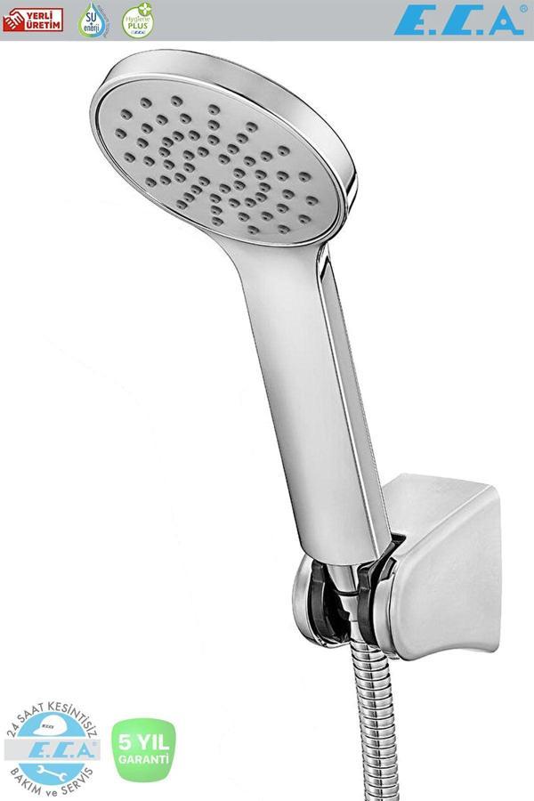 E.C.A Spylos Banyo Duş Başlığı Tek Fonksiyonlu Mafsallı Banyo Üst Takım 102117378 - Image 1