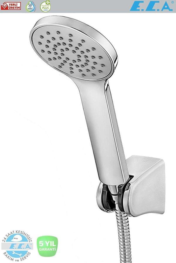 E.C.A Spylos Banyo Duş Başlığı Tek Fonksiyonlu Mafsallı Banyo Üst Takım 102117378 - Image 1