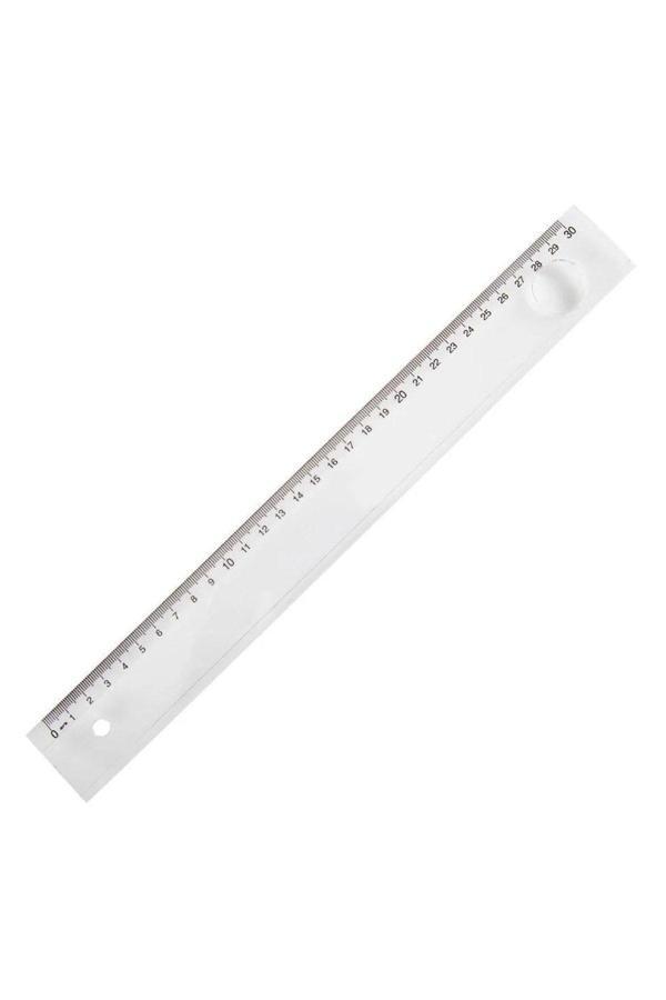 Mercekli Geniş Büro Cetveli 30 Cm Kod:179 - Image 1