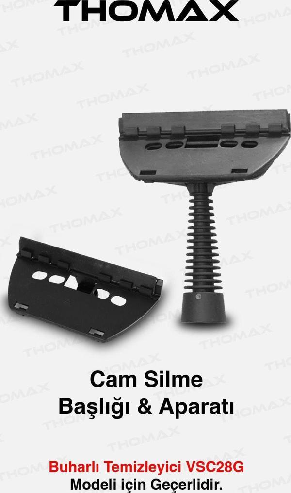 Thomax Vsc28G Buharlı Temizlik Makinası Cam Silme Başlığı Ve Aparatı - Image 1