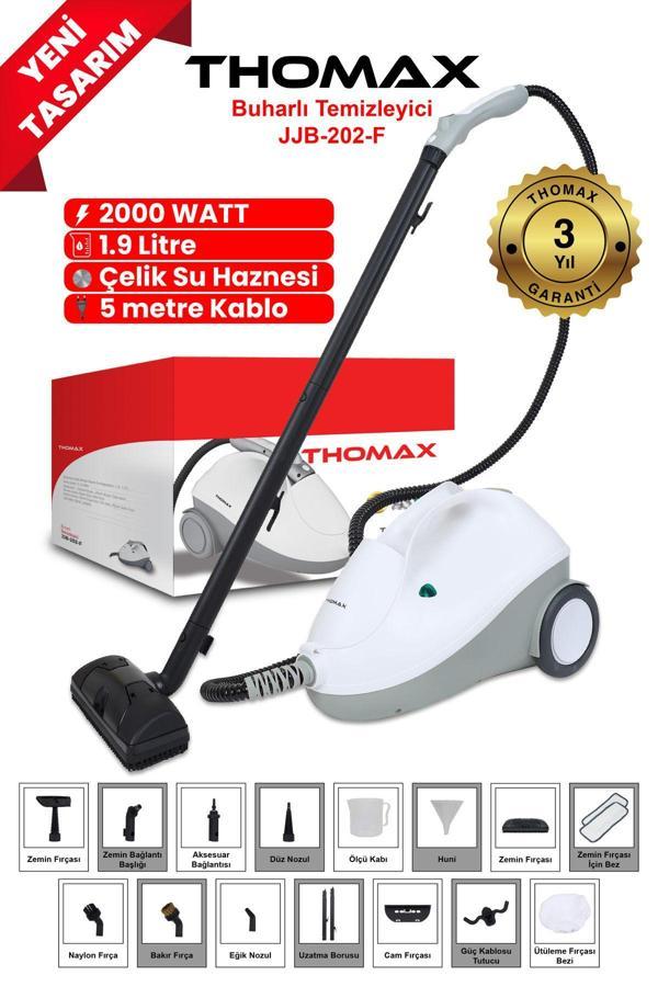 Thomax Çok Fonksiyonlu Buharlı Temizleyici Buharlı Temizlik - Image 1