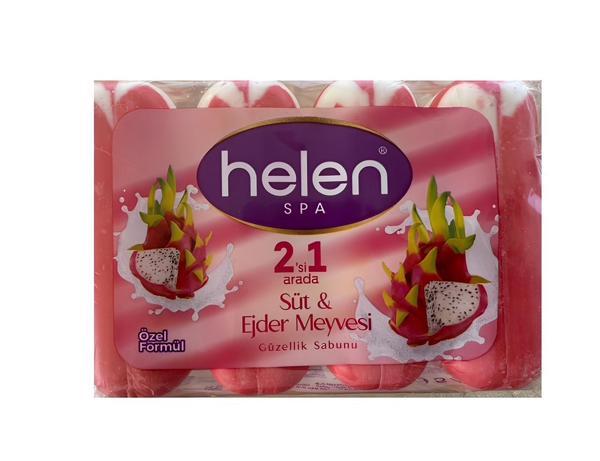 Helen Katı El Sabunu Süt&Ejder Meyveli 4 x 90 Gr - Image 1
