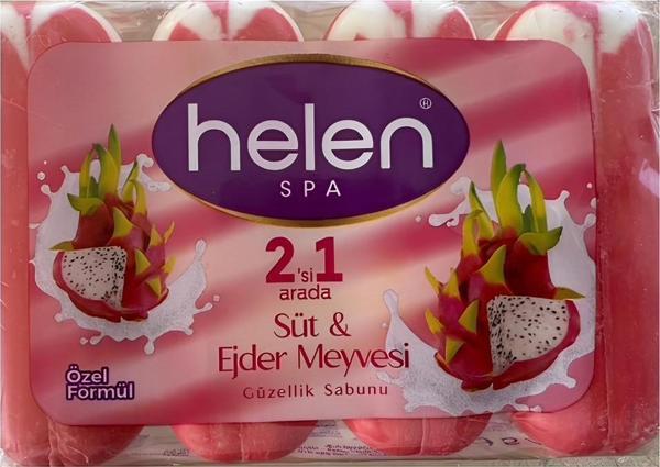 Helen Katı El Sabunu Süt&Ejder Meyveli 4 x 90 Gr - Image 1