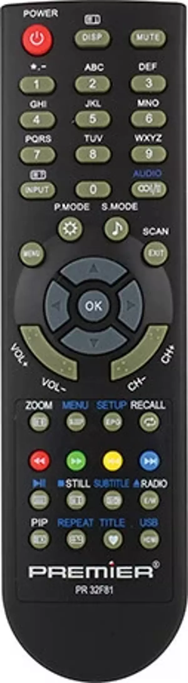 Aksiyon Global Premier RM-L265 Lcd-Led Tv Kumandası Blisterli Yazısız (RC0265-082019034) (4767) - AG - Image 1