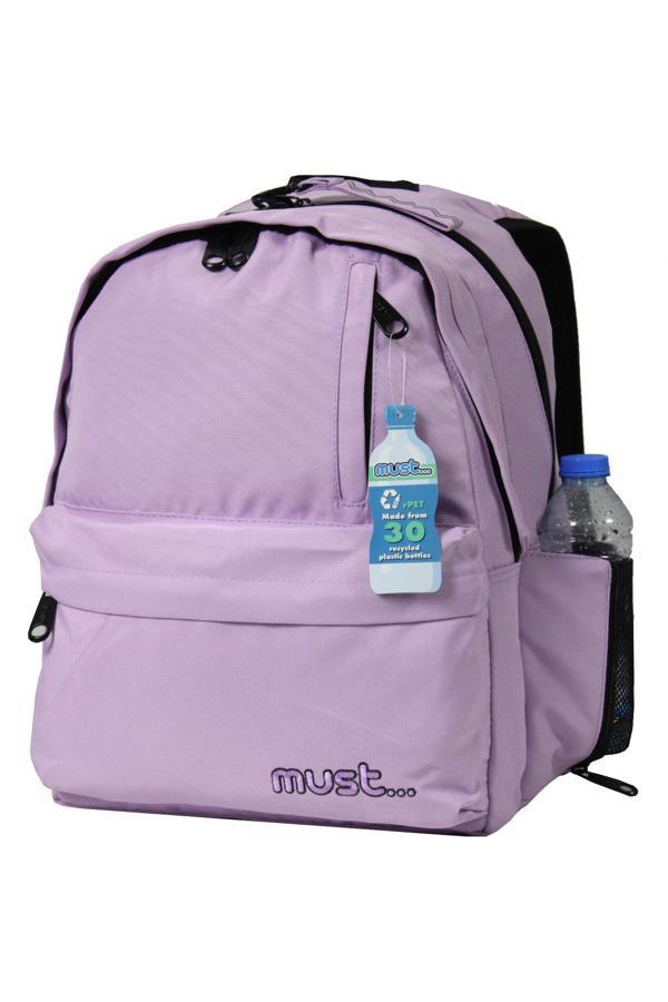 MUST 584181 Light Purple Çift Cepli İlkokul Sırt Çantası-Lila - Image 1