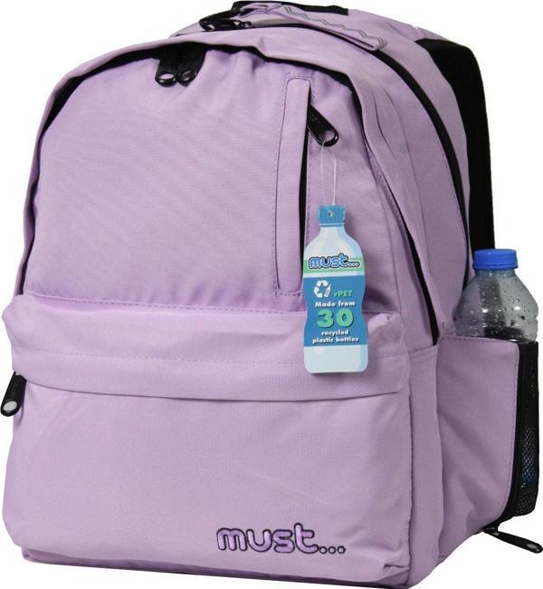 MUST 584181 Light Purple Çift Cepli İlkokul Sırt Çantası-Lila - Image 1