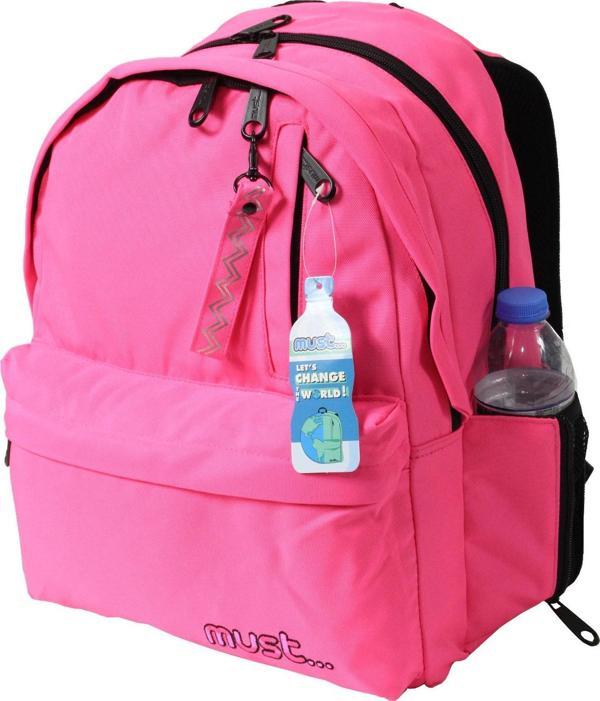 MUST 584600 Pink-- Çift Cepli İlkokul Sırt Çantası-Pembe - Image 1