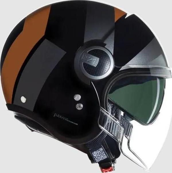 NOLAN N21 VISOR 06 TANGENTE 352 CAMLI YARIM KASK - Image 1