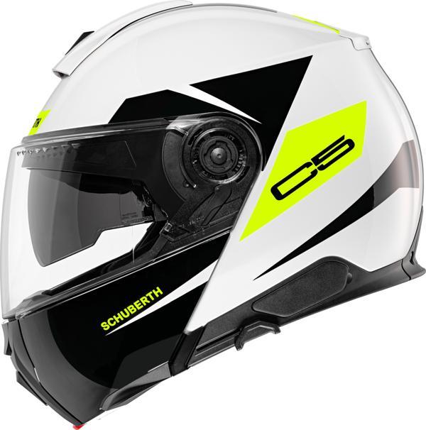 Schuberth C5 Eclipse Yellow Kask - Image 1