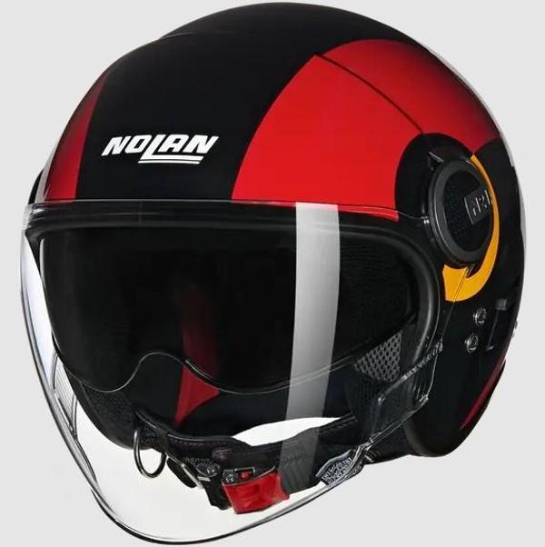 NOLAN N21 VISOR 06 BICROMO  350 CAMLI YARIM KASK - Image 1