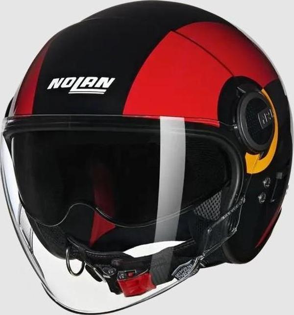 NOLAN N21 VISOR 06 BICROMO  350 CAMLI YARIM KASK - Image 1