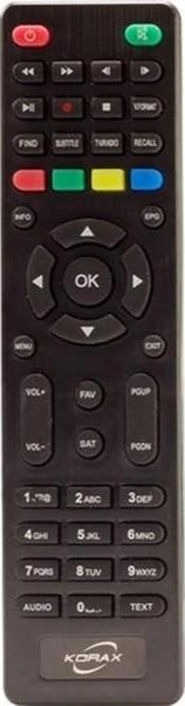 Korax Eco+Korax Platinium Hd Mini Full Hd Uydu Kumanda - Image 1
